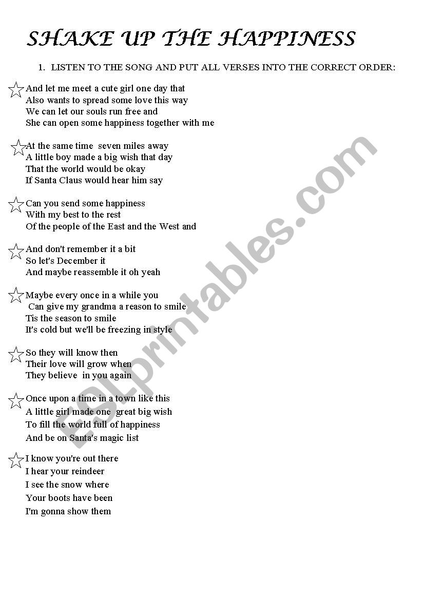 It`s Christmas time by Train  worksheet